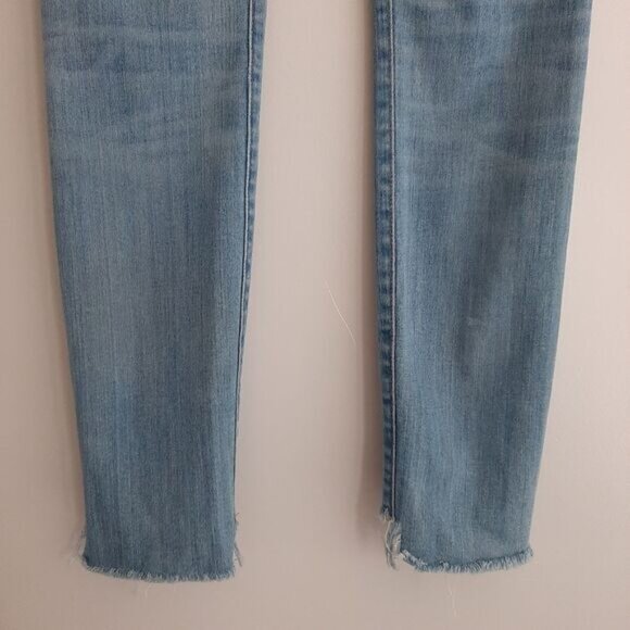 MADEWELL | 9" High-Rise Skinny Crop Light Blue Jeans Sz 24 - Picture 11 of 15